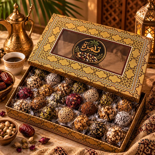 علبة كارتونية مزخرفة حجم كبيرة